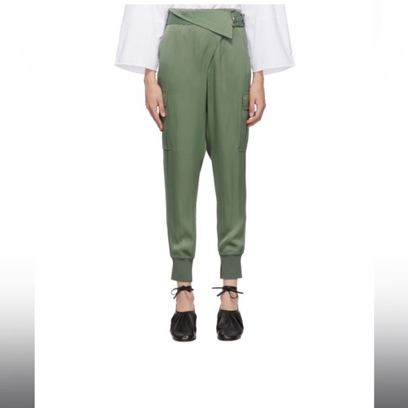 3.1 Phillip Lim Satin Cargo Trouser - Picture 1 of 3